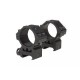 Theta Optics 30mm Scope Rings (Low Profile), Designed for tactical and sporting applications, the Theta Optics Two-Part 30mm Optics Mount offers reliable performance and ease of installation